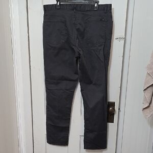 Calvin Klein Men's Dark Gray Pants 5 pocket Slim